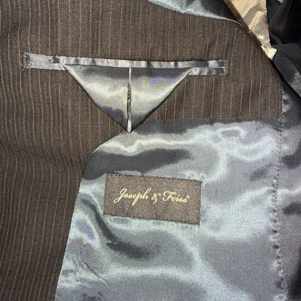 JOSEPH & FEISS Mens Blazer Sport Coat Casual Jacket Size 36R‎ Wool Suit - Picture 11 of 11